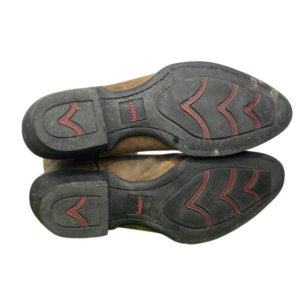 Laredo Birchwood Round Toe Cowboy Mens Brown Casual Boots 68452 Size 10.5 D - Picture 8 of 9